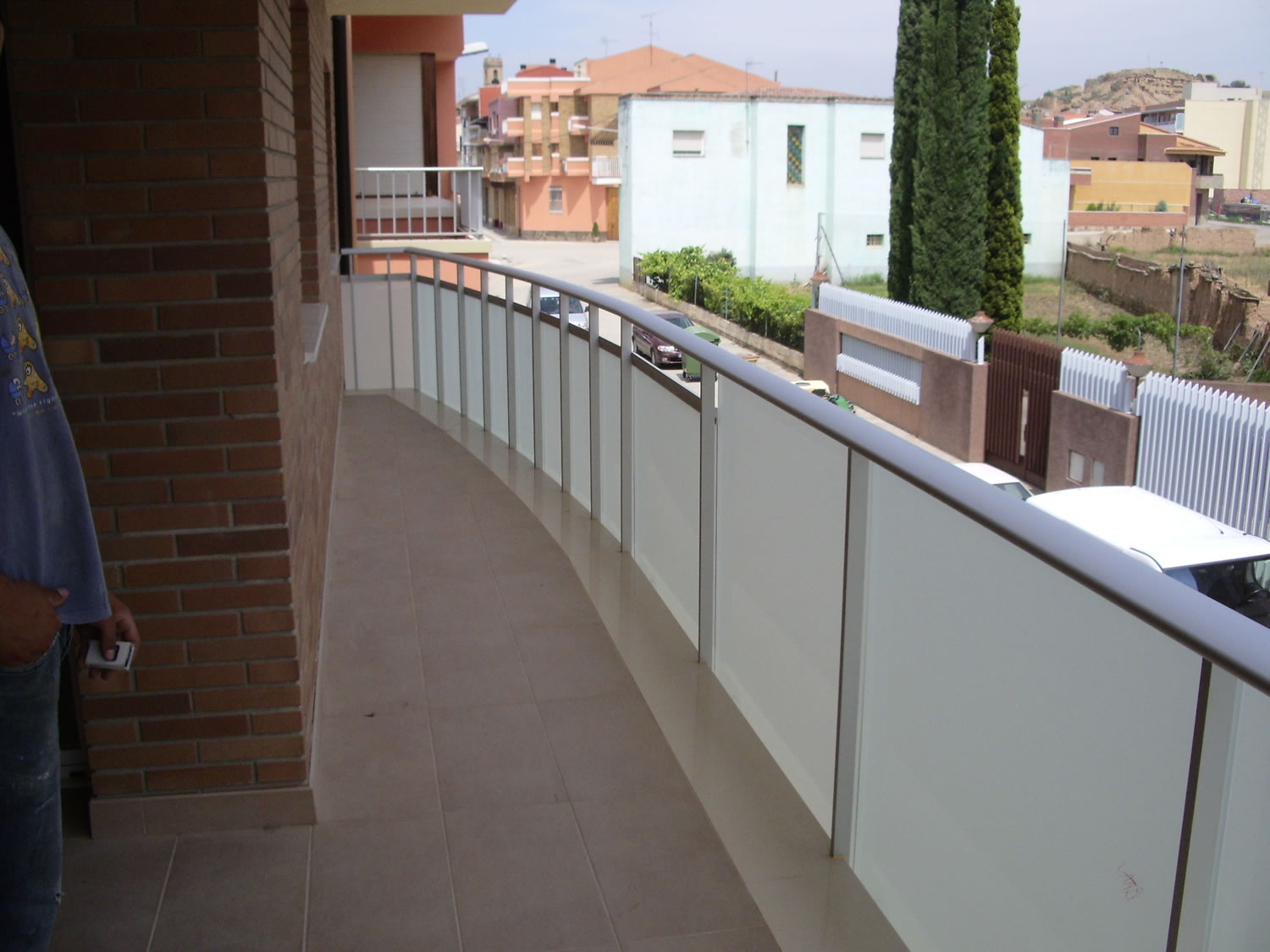 Barandilla de aluminio